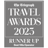 Runner up Telegraph travel awards 2023